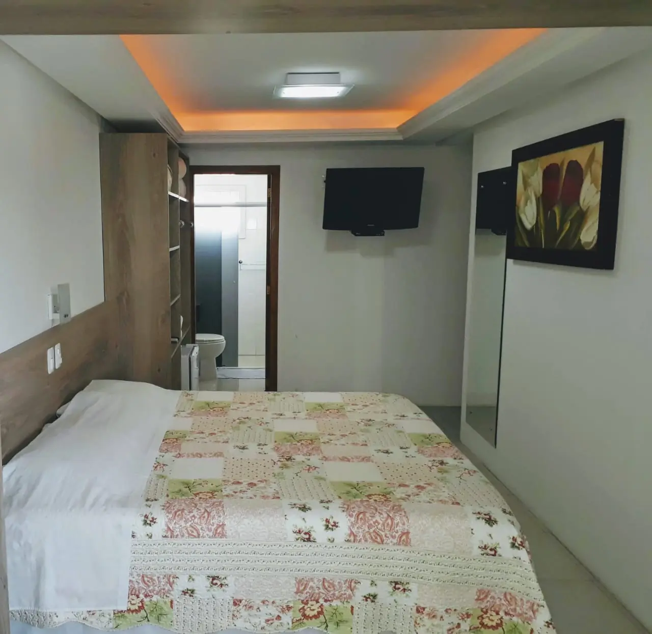 Apartamento de casal da Pousada Florenza